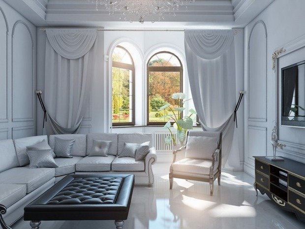 Фото из портфолио Дизайн гостиной классика  – фотографии дизайна интерьеров на INMYROOM