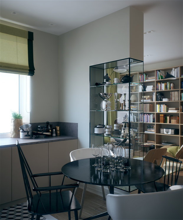 Фотография: Кухня и столовая в стиле Современный, Восточный, Квартира, BoConcept, KARE Design, Дома и квартиры, Проект недели, Kartell – фото на INMYROOM