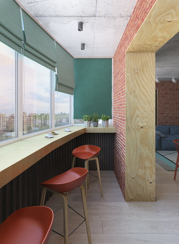 Фото из портфолио Квартира для молодой пары в Краснодаре – фотографии дизайна интерьеров на INMYROOM