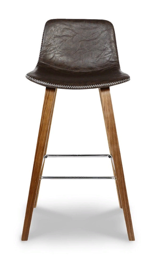 Барный стул Гарольд с сидением из экокожи