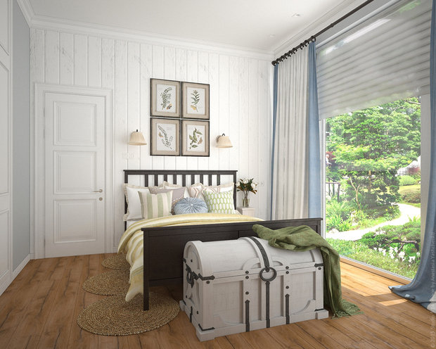 Фото из портфолио Подмосковное кантри – фотографии дизайна интерьеров на INMYROOM