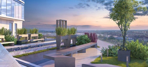 Фото из портфолио Проект террассы элитного жилого комплекса "Ingria Tower" – фотографии дизайна интерьеров на INMYROOM