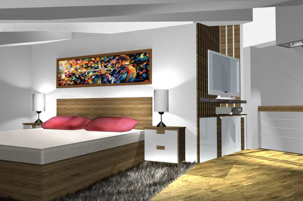 Фото из портфолио ۩ 1-комн. квартира-студия с мансардным этажом №1(МОСК. ОБЛ.) ۩ – фотографии дизайна интерьеров на INMYROOM