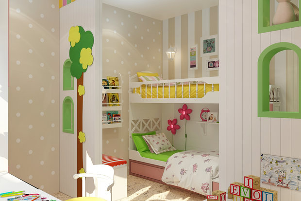 Фото из портфолио Детские – фотографии дизайна интерьеров на INMYROOM