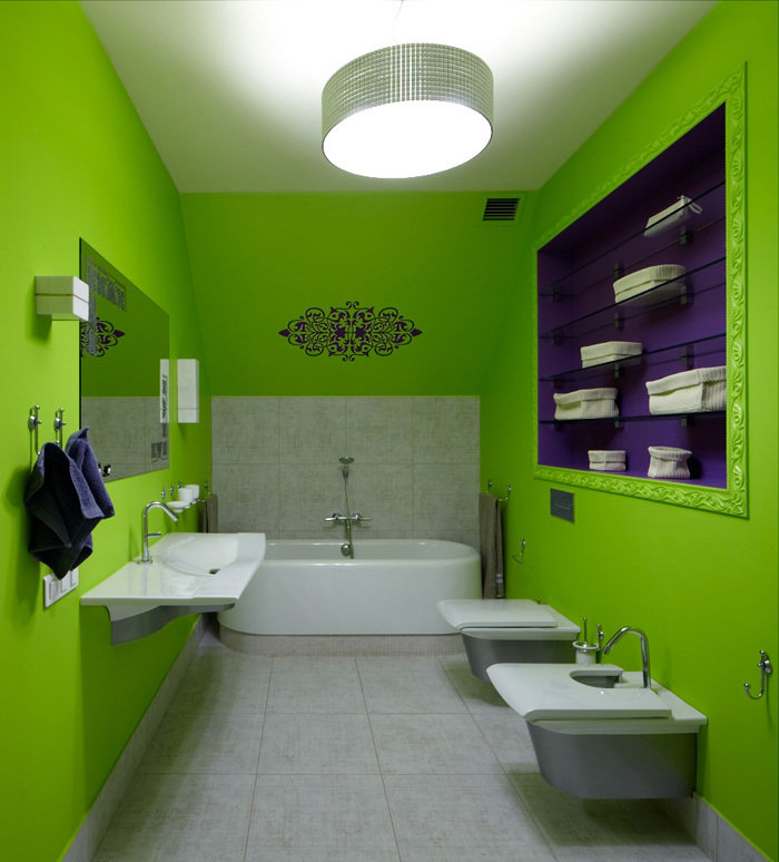 Фотография: Ванная в стиле Современный, Эклектика, Дом, Дома и квартиры, Проект недели – фото на INMYROOM Фотография: Ванная в стиле Современный, Эклектика, Дом, Дома и квартиры, Проект недели – фото на INMYROOM