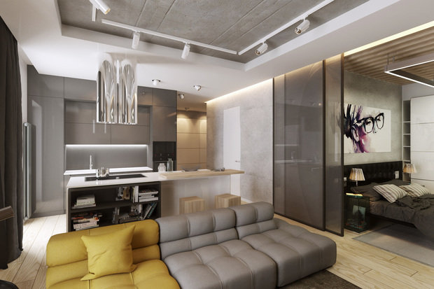 Фото из портфолио Квартира для ITишника – фотографии дизайна интерьеров на INMYROOM