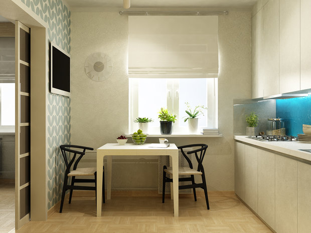 Фотография: Кухня и столовая в стиле Скандинавский, Современный – фото на INMYROOM