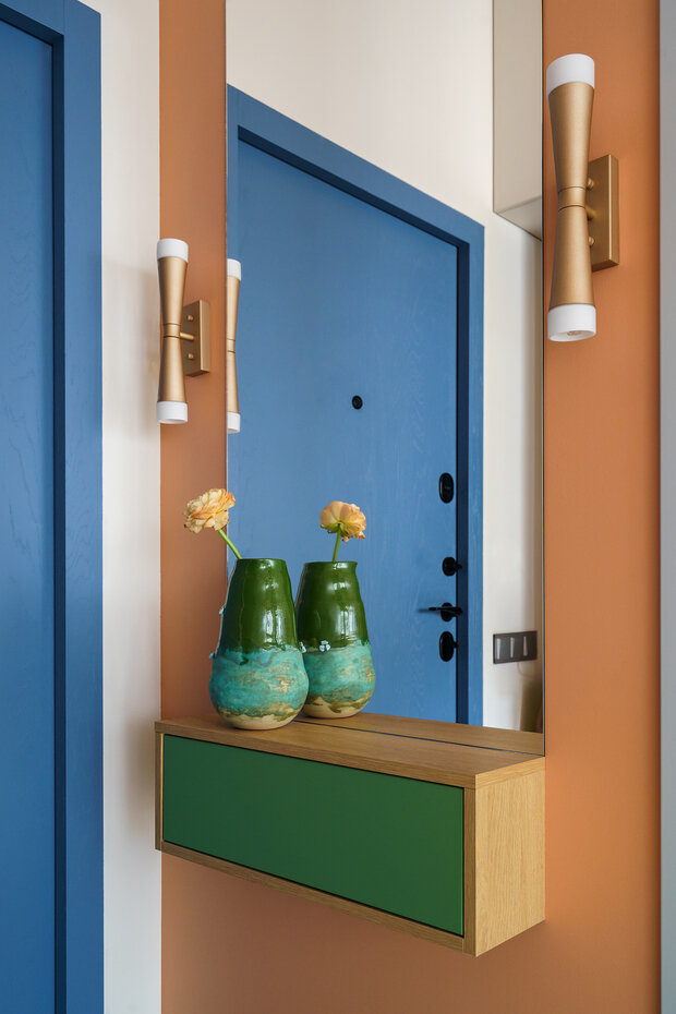 Фотография: Прихожая в стиле Современный, Квартира, Проект недели, Москва, 2 комнаты, 40-60 метров, Мила Генч – фото на INMYROOM