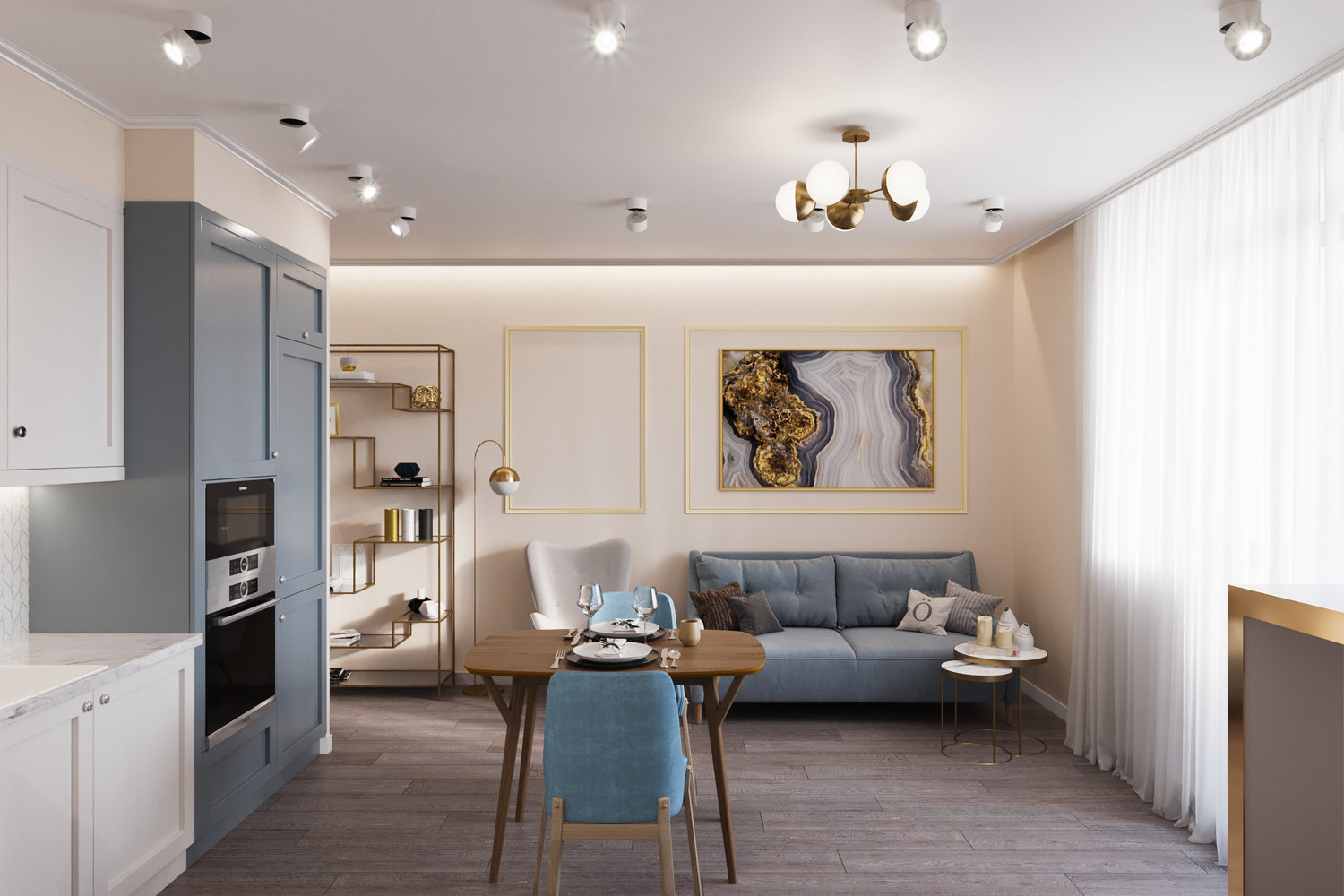 Фото из портфолио Квартира 57 кв.м. в стиле эклектика ЖК на Симоновском. – фотографии дизайна интерьеров на INMYROOM Фото из портфолио Квартира 57 кв.м. в стиле эклектика ЖК на Симоновском. – фотографии дизайна интерьеров на INMYROOM