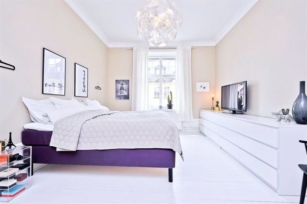 Фото из портфолио Фиолетовая кровать- Очень экстравагантно)))) – фотографии дизайна интерьеров на INMYROOM