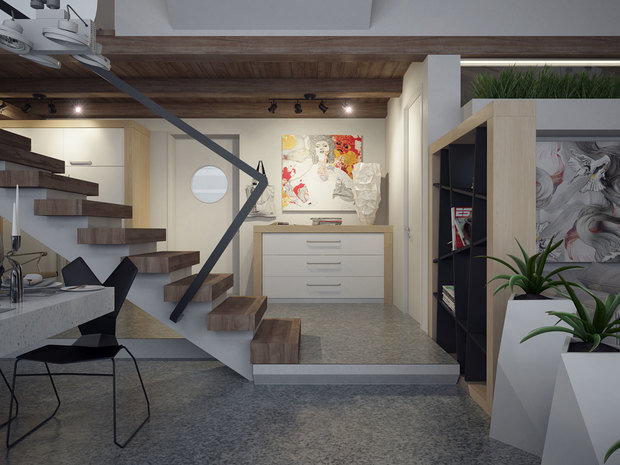 Фото из портфолио  penthouse Олимп – фотографии дизайна интерьеров на INMYROOM