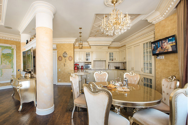 Фото из портфолио Фото классической кухни по проекту от Батенькофф  – фотографии дизайна интерьеров на InMyRoom.ru