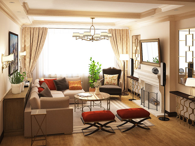 Фото из портфолио Загородный дом для большой семьи – фотографии дизайна интерьеров на INMYROOM