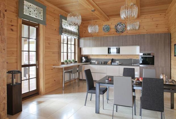 Фотография: Кухня и столовая в стиле Современный, Эко, Прованс и Кантри, Дом, Проект недели, Московская область, Александр Петунин, Анна Полева – фото на INMYROOM