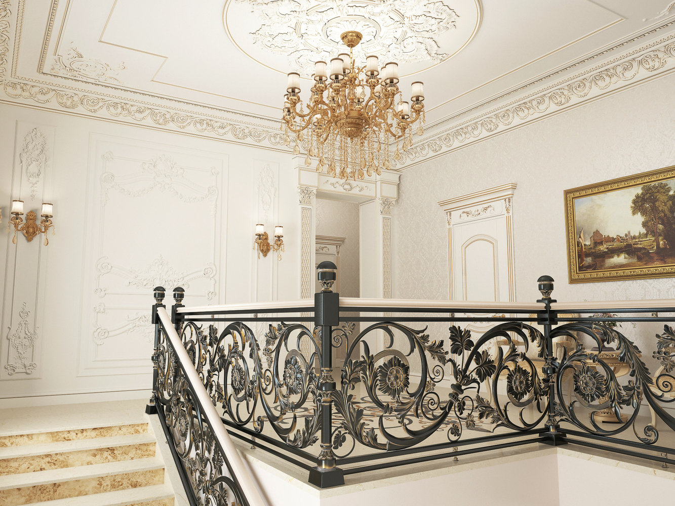 Фото из портфолио Дом в классическом стиле, г.Ростов-на-Дону – фотографии дизайна интерьеров на INMYROOM Фото из портфолио Дом в классическом стиле, г.Ростов-на-Дону – фотографии дизайна интерьеров на INMYROOM