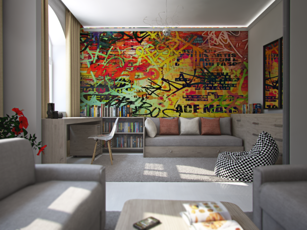 Фотография: Гостиная в стиле Лофт, Современный – фото на INMYROOM