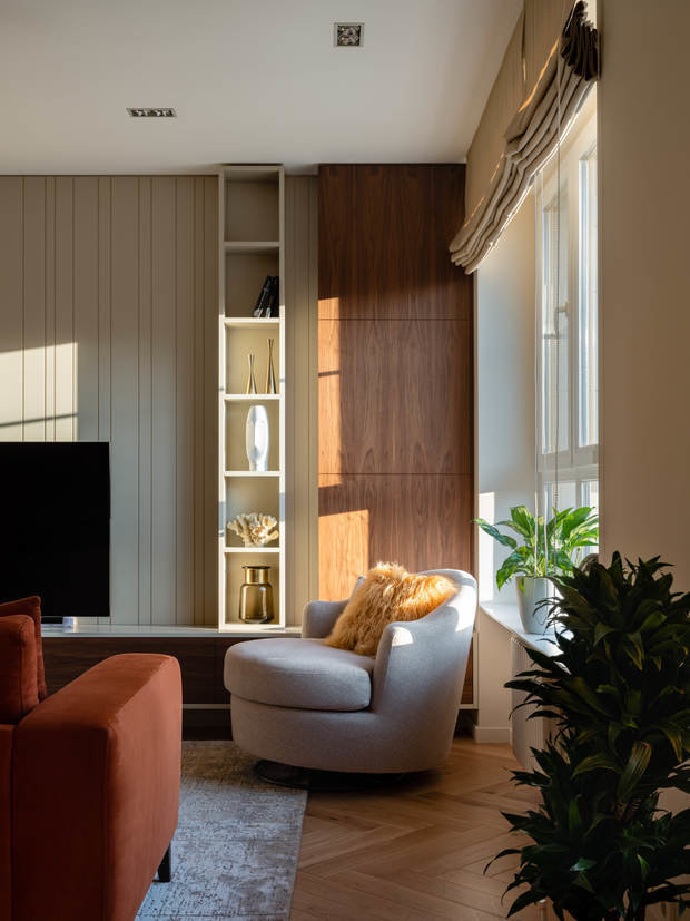 Фото из портфолио Ботанический сад  101 м2 – фотографии дизайна интерьеров на INMYROOM