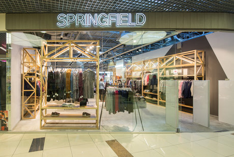 Springfield — Освещение магазина молодежной одежды