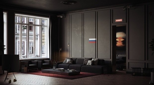 Фото из портфолио Гранатовая комната – фотографии дизайна интерьеров на INMYROOM