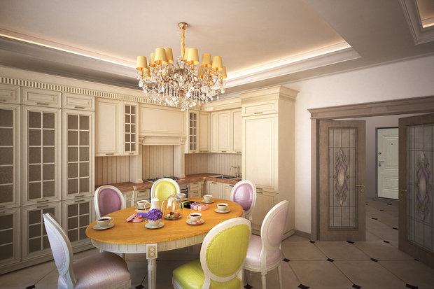 Фото из портфолио Московская квартира с французским акцентом – фотографии дизайна интерьеров на INMYROOM