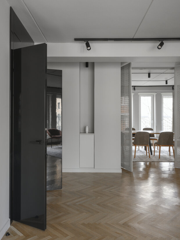 Фотография: Гостиная в стиле Современный, Квартира, Проект дня, Москва, 4 и больше, Более 90 метров, современный с элементами модерна, Игорь Голубев – фото на INMYROOM