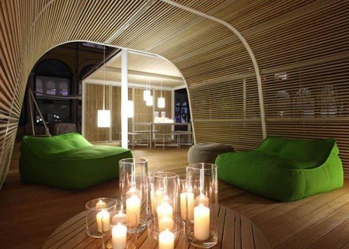 Фотография: Гостиная в стиле Эко, Декор интерьера, Мебель и свет – фото на INMYROOM