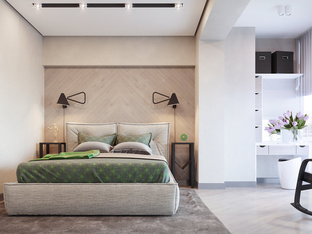 Фото из портфолио Мягкий лофт на двух уровнях  – фотографии дизайна интерьеров на INMYROOM