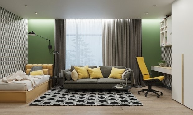 Фото из портфолио Солнечное – фотографии дизайна интерьеров на INMYROOM