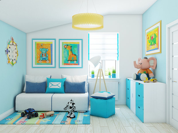 Фото из портфолио Яркий коттедж – фотографии дизайна интерьеров на INMYROOM