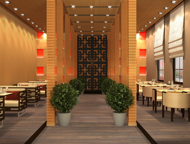 Фото из портфолио Паназиатский ресторан – фотографии дизайна интерьеров на INMYROOM