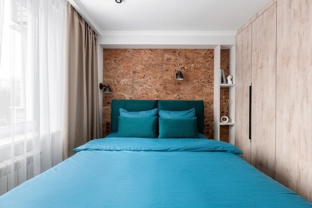 Фотография: Спальня в стиле Современный, Квартира, Проект недели, Москва, 2 комнаты, 40-60 метров, Валерия Мироненко – фото на INMYROOM