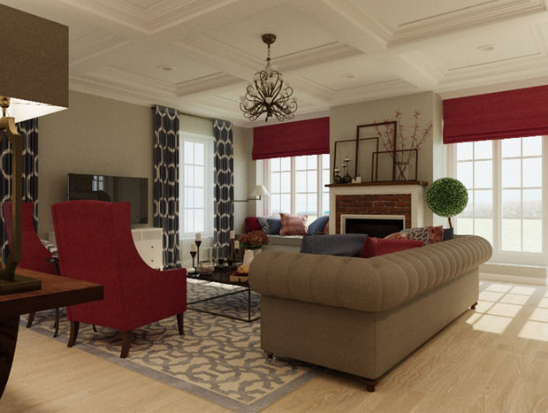 Фото из портфолио Цвет и орнамент – фотографии дизайна интерьеров на INMYROOM