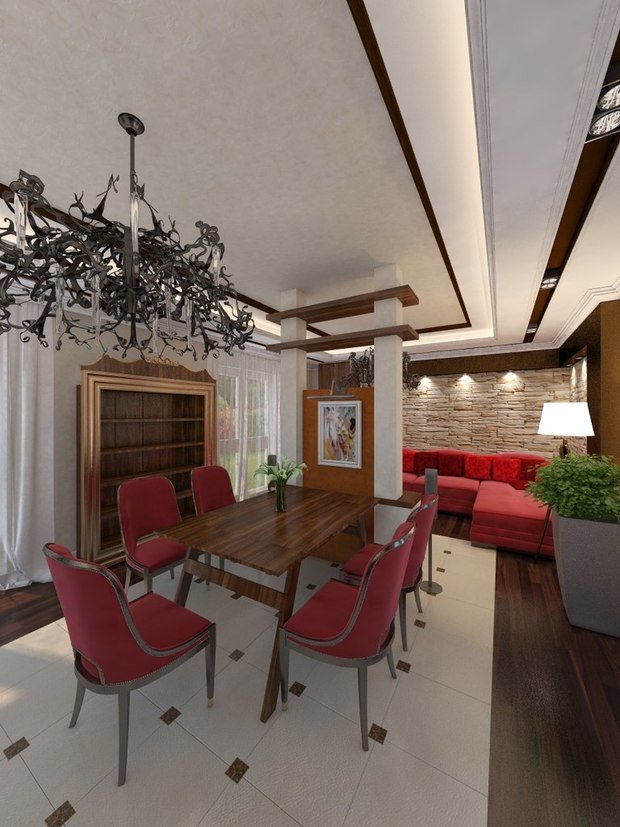 Фото из портфолио Коттедж в п. Родные Просторы. – фотографии дизайна интерьеров на INMYROOM