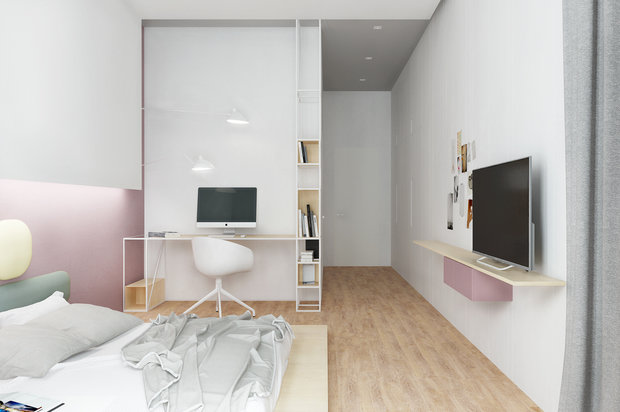 Фото из портфолио Алма-Ата 4-К – фотографии дизайна интерьеров на INMYROOM