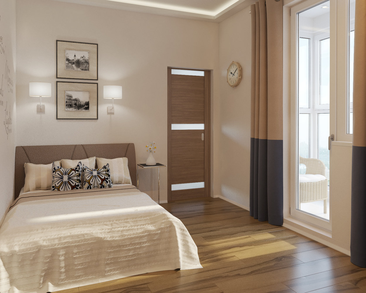 Фотография: Спальня в стиле Скандинавский, Современный, Квартира, Студия, Проект недели, Московская область, Студия 3.14, Анна Штукина, Борис Комаровский, Балашиха, новостройка, Монолитный дом, 60-90 метров – фото на INMYROOM Фотография: Спальня в стиле Скандинавский, Современный, Квартира, Студия, Проект недели, Московская область, Студия 3.14, Анна Штукина, Борис Комаровский, Балашиха, новостройка, Монолитный дом, 60-90 метров – фото на INMYROOM