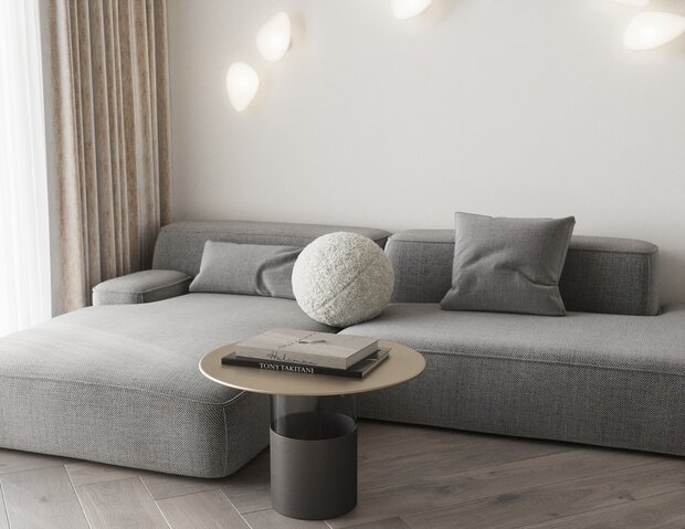 Фото из портфолио Дизайн интерьера квартиры в белом минимализме – фотографии дизайна интерьеров на INMYROOM