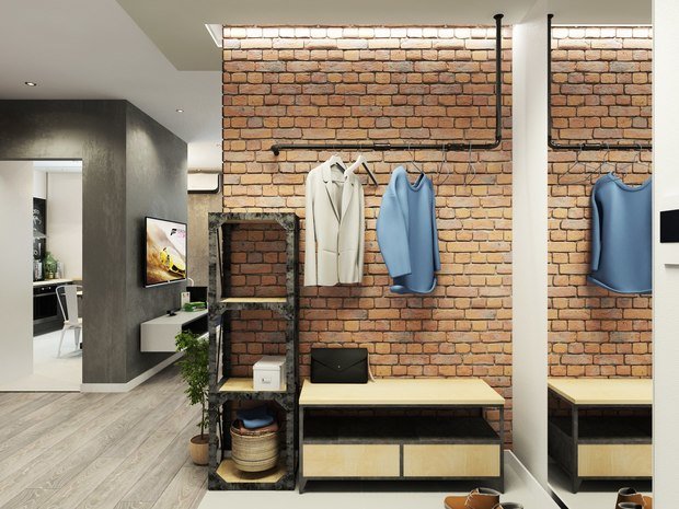 Фото из портфолио 1 к.кв. на Чернышевского (41.53 м.кв) – фотографии дизайна интерьеров на INMYROOM