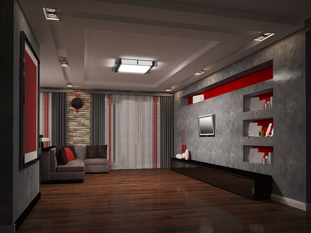 Фото из портфолио Дизайн-проект 3-х комн.квартиры – фотографии дизайна интерьеров на INMYROOM