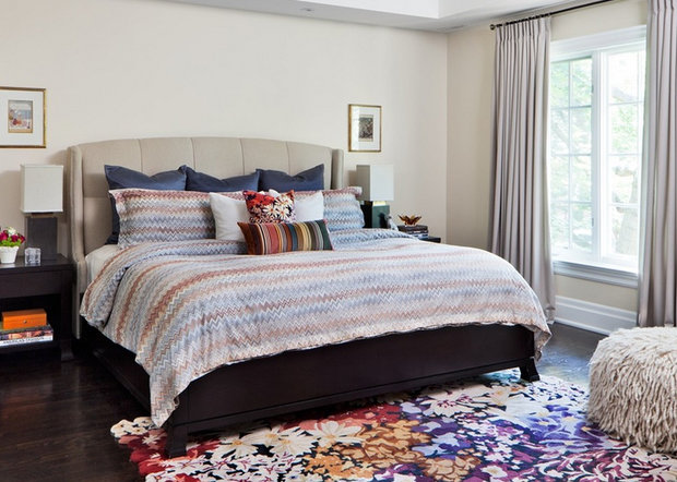 Фотография: Спальня в стиле Эклектика, Декор интерьера, Дом, Декор дома, Текстиль – фото на INMYROOM