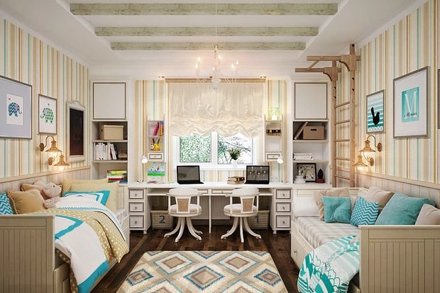 Фотография: Детская в стиле Прованс и Кантри, Квартира, Дом, Планировки, Мебель и свет, Советы – фото на INMYROOM