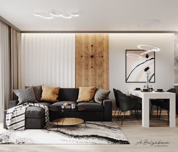 Фото из портфолио Квартира для большой семьи – фотографии дизайна интерьеров на INMYROOM