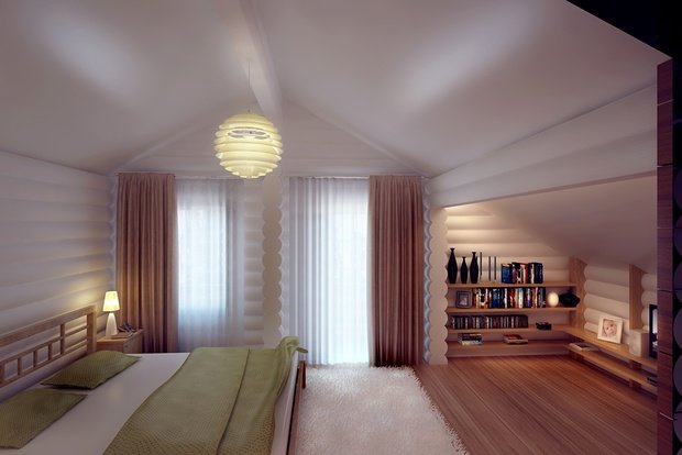 Фото из портфолио Деревянный дом в Питере. – фотографии дизайна интерьеров на INMYROOM