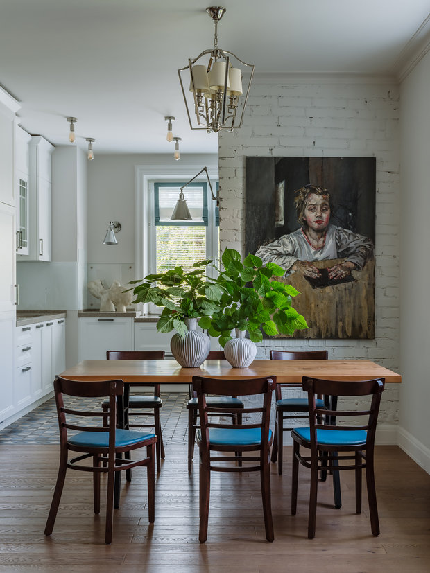 Фотография: Кухня и столовая в стиле Современный, Квартира, Проект недели, Москва, 4 и больше, Более 90 метров, Анастасия Краснова – фото на INMYROOM