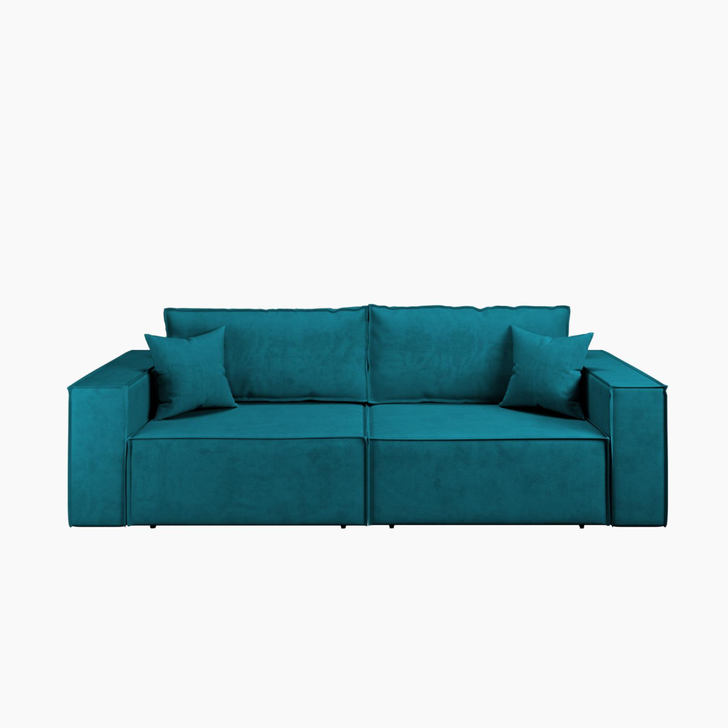 Диван-кровать Hygge изумрудного цвета