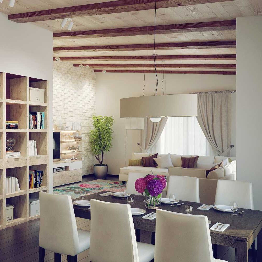 Фото из портфолио Квартира с мансардной крышей – фотографии дизайна интерьеров на INMYROOM Фото из портфолио Квартира с мансардной крышей – фотографии дизайна интерьеров на INMYROOM