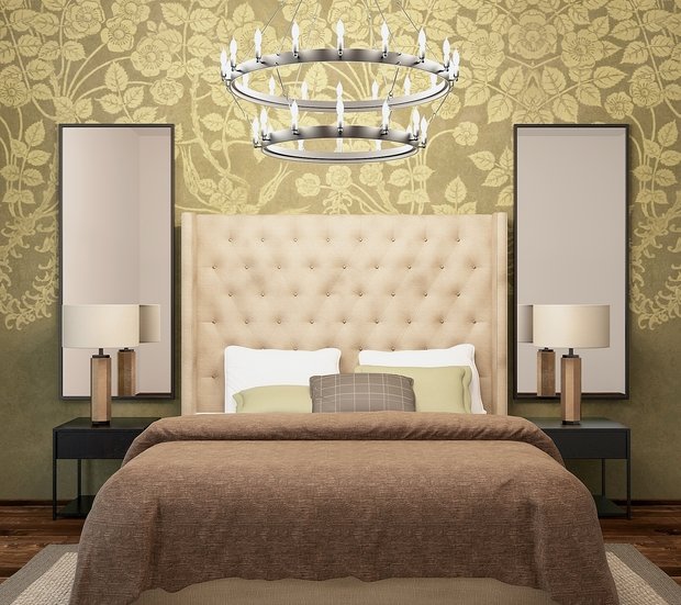 Фото из портфолио Осенняя спальня – фотографии дизайна интерьеров на INMYROOM