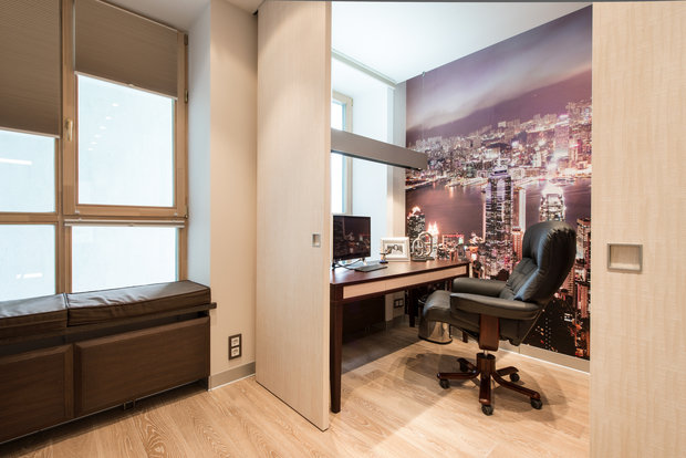 Фото из портфолио Men's apartment – фотографии дизайна интерьеров на INMYROOM
