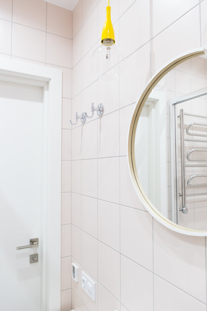Фотография: Ванная в стиле Скандинавский, Современный, Квартира, Проект недели, Мария Шумская, Московская область, Монолитный дом, 2 комнаты, 40-60 метров, Анна Явишкина, Sweet Home – фото на INMYROOM Фотография: Ванная в стиле Скандинавский, Современный, Квартира, Проект недели, Мария Шумская, Московская область, Монолитный дом, 2 комнаты, 40-60 метров, Анна Явишкина, Sweet Home – фото на INMYROOM