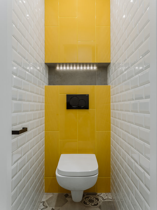 Фотография: Ванная в стиле Скандинавский, Квартира, Проект недели, Москва, 3 комнаты, 40-60 метров, Carton Group – фото на INMYROOM