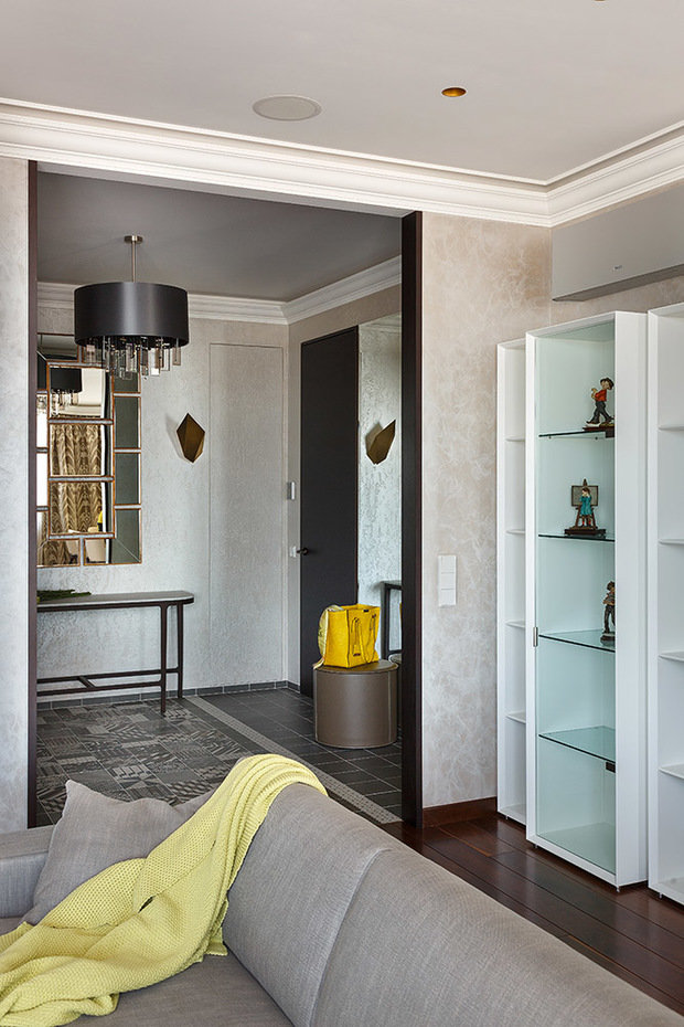 Фотография: Прихожая в стиле Современный, Гостиная, Интерьер комнат, Проект недели – фото на INMYROOM